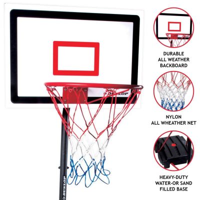 33. DUNLOP VERSTELLBARES BASKETBALLSET 1,65-2,05 M 3-IN-1