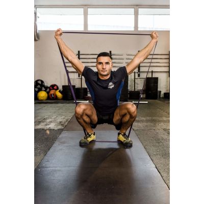 4. Power Band 13 - Verstärktes Trainingsband DBX BUSHIDO RED 7-16 KG