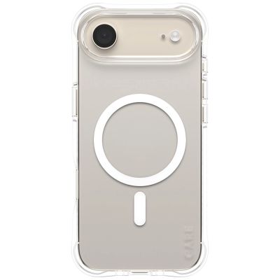 2. CARE by PanzerGlass Modisches Samba Case mit weißem MagSafe für iPhone Air - Transparent