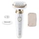 3. Braun Silk-épil 9 Silk·épil 9 Flex 40 Pinzette Gold, Weiß
