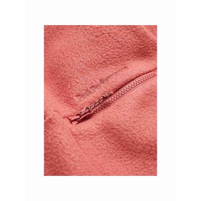 4. Peak Performance W Fleece Snap T Rosa Sweatshirt