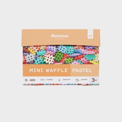 2. Marioinex Mini-Waffel-Bausteine, 400 Teile, Pastell