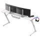 3. Huzaro Hero 4.8 Weißer RGB-Gaming-Schreibtisch