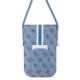 2. Guess GUOWBP4RPSB Handtasche – blaue 4G-Streifen