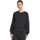 adidas Damen-Sweatshirt mit kleinem Logo, schwarz, KV7352