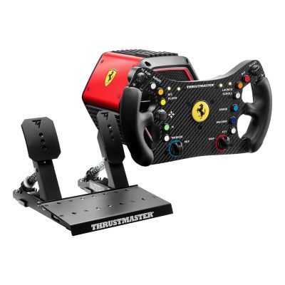 3. Thrustmaster T818 Ferrari 488 GT3 Simulator Schwarz, Rot USB-Lenkrad + Pedale Analog/Digital PC