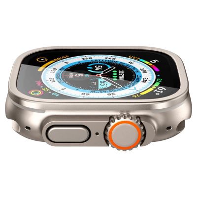 8. Spigen Glas.tR Slim Pro gehärtetes Glas für Apple Watch Ultra (49 mm) – Beige
