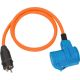 2. Brennenstuhl 1132910525 Verteiler 1,5 m 1 x Netzwerkdose Außen Schwarz, Blau, Orange
