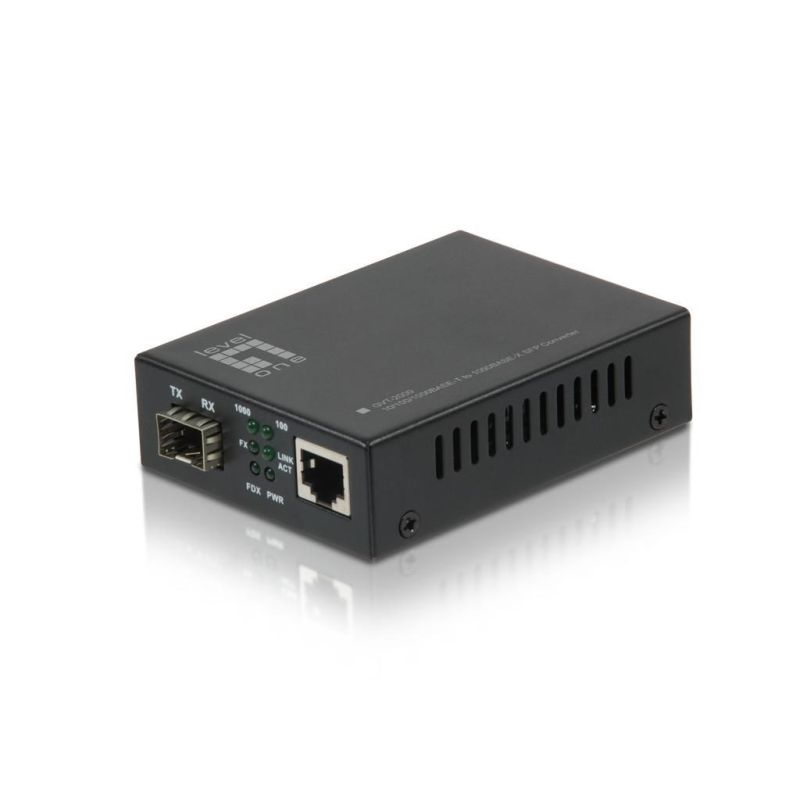 3. LevelOne GVT-2000 Netzwerk-Konverter 1000 Mbit/s Multifunktional Schwarz