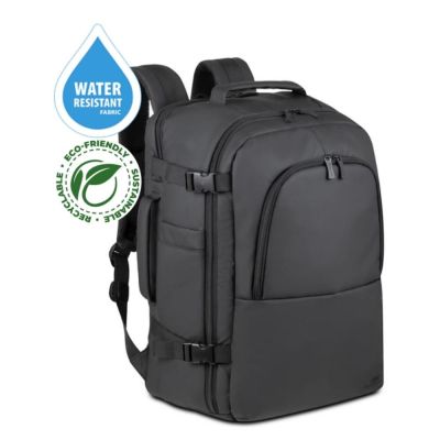 23. Rivacase Tegel 8465 Rucksack, Wanderrucksack, Schwarz, Polyester