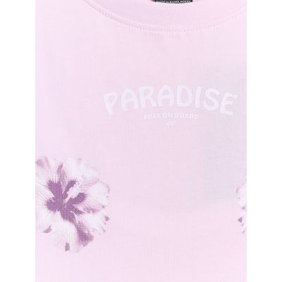 6. Locker geschnittenes Damen-T-Shirt mit Aufdruck 4F 4FRSS26TTSHF3882-56S