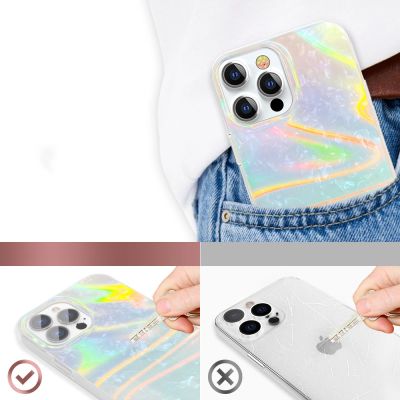 5. Kingxbar Shell Series Luxury Elegant Case für iPhone 13 Pro Pearl Blue