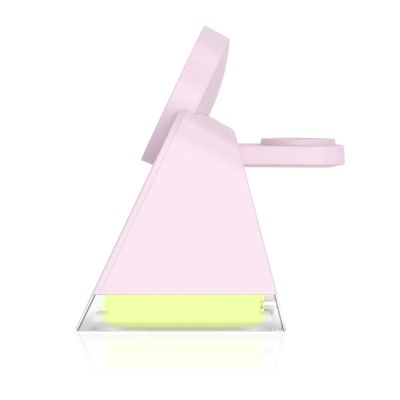 5. Tech-Protect QI15W-A43 3in1 MagSafe Induktives Ladegerät - Rosa