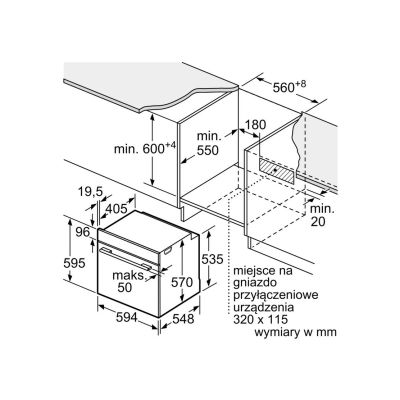 6. BOSCH HBG537FB4 Backofen