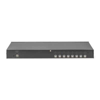 7. 8-Port-KVM-Switch, 19"-Rack, 4K 30Hz, 8x HDMI-Eingang, 1x HDMI-Ausgang, 2x USB A
