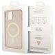 8. Guess GUHMP14MHCMCGP iPhone 14 Plus 6.7" pink/pink Hardcase Glitter Gold MagSafe
