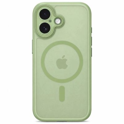 3. Tech-Protect MagPeak MagSafe CC Hülle für iPhone 17 – mattgrün