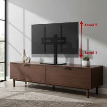 MACLEAN Universal-TV-Ständer für Schrank, Standfuß, max. 35 kg, 20 Grad drehbar, für 32-55"-Fernseher MC-132