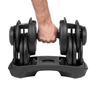 28. Verstellbare Hantel aus Gusseisen 24 kg REBEL ACTIVE