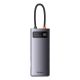 10. Baseus Metal Gleam Series HUB 7-in-1 Dockingstation USB Typ C - 1 x HDMI / 1 x VGA / 3 x USB 3.2 Gen. 1 / 1 x Power Delivery / 1 x RJ-45 Ethernet grau (WKWG040013)