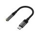 Acefast J12 USB-C auf 3,5-mm-Miniklinkenadapter – Schwarz