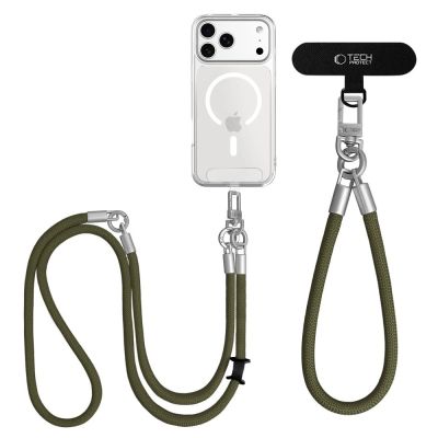 3. Tech-Protect C10S Seil-Handyband – Grün