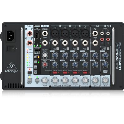 Behringer PMP500MP3 8-Kanal-Audiomixer Schwarz