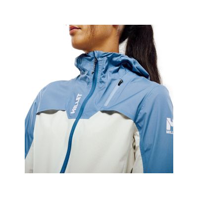 6. MILLET Intense Pro 2,5L Jacke W Damenjacke Blau Weiß