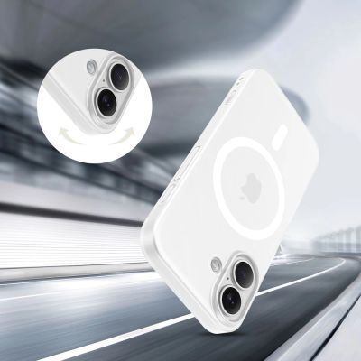 5. Tech-Protect MagSlim MagSafe Hülle für iPhone 17 - Mattweiß