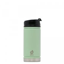 Mizu V5 450ml Kaffeeglasbecher mit Deckel aus Seeglas