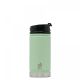 Mizu V5 450ml Kaffeeglasbecher mit Deckel aus Seeglas