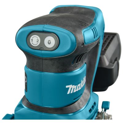6. Makita DBO484Z Tragbarer Schleifer Exzenterschleifer 14000 OPM Schwarz, Blau
