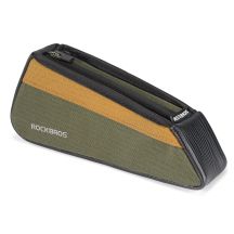 Rockbros 088 Oberrohr-Fahrradtasche 0,25 l – Grün und Orange