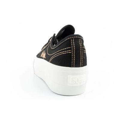 14. Lee Cooper Damen-Sneaker mit Plateausohle, schwarz mit Gold