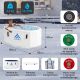 12. Extralink Eisbadewanne | Badewanne zum Schwimmen | 150 x 80 x 65 cm