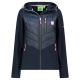 Geographical Norway Tulka Navy Db Lady 0124 Marineblaues Damen-Fleece (WZ6442F/GN-Navy)