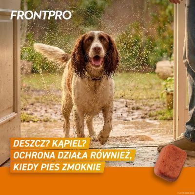 6. FRONTPRO Floh- und Zeckentabletten für Hunde (über 10–25 kg) – 3 x 68 mg