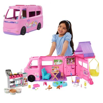 Detaillierte Produktbeschreibung: Puppenwohnwagen, ab 3 Jahren, 3,5 kg