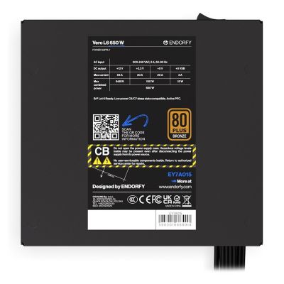 8. ENDORFY Vero L6 650 W Netzteil