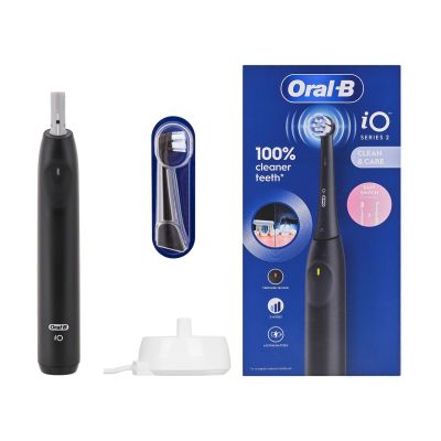 12. Oral-B iO2 Schwarze elektrische Zahnbürste