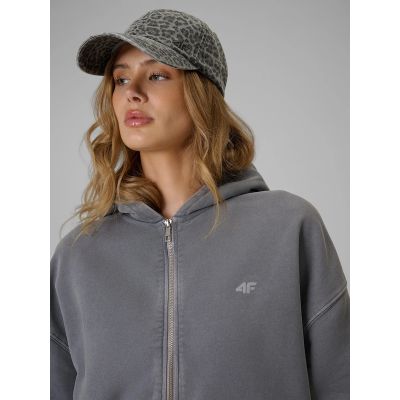 5. Oversize-Sweatshirt für Damen mit Kapuze 4F 4FRSS26TSWSF3189-27S