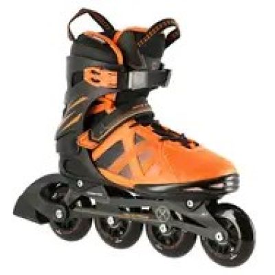 8. NILS Extreme NA14112 Rollschuhe schwarz und orange Größe 38