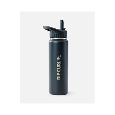 RIP CURL Logo Trinkflasche 710 ml/24 oz schwarz