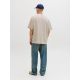 7. Jack&Jones Herren-T-Shirt JJEBARRON TEE SS O-NECK NOOS 12298906 MOONBEAM