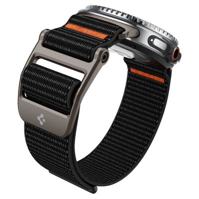 8. Spigen DuraPro Flex Armband für Samsung Galaxy Watch 40/44/46 mm - Schwarz