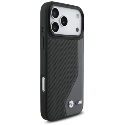4. BMW M Carbon Logo MagSafe Hülle für iPhone 17 Pro Max – Graphit