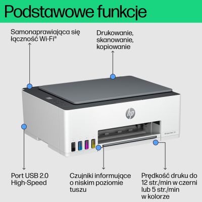 137. HP Smart Tank 580 Kabelloser All-in-One-Farbdrucker, Kopierer, Scanner