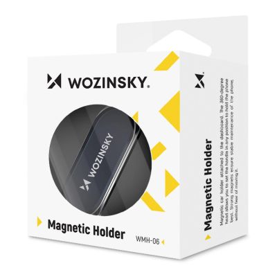 8. Wozinsky Selbstklebende magnetische Autohalterung 360 für Armaturenbrett Silber (WMH-06)