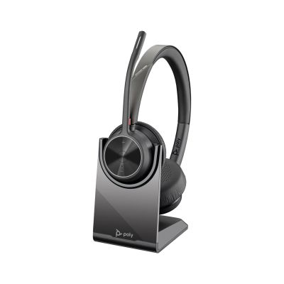 16. POLY Voyager 4320 USB-C Headset mit BT700 Adapter und Ladestation