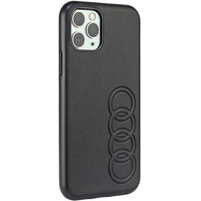 2. Audi Kunstleder iPhone 11 Pro 5,8" schwarz/schwarz Hardcase AU-TPUPPCIP11-TT/D1-BK